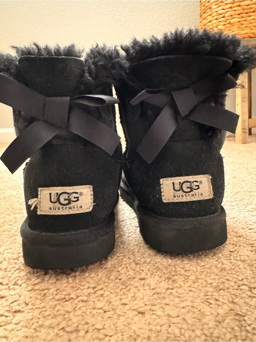 UGG Kids black boots